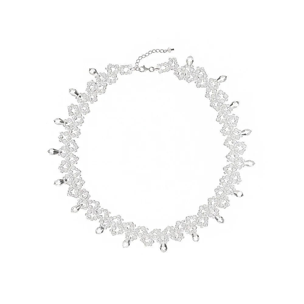 silberne-hochzeitskette-mit-kristall-nw002