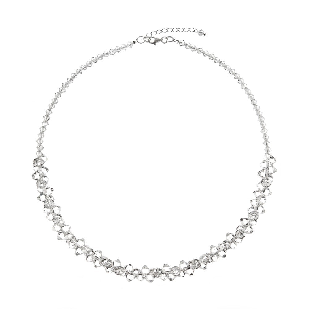 silberne-hochzeitskette-mit-kristall-nw008