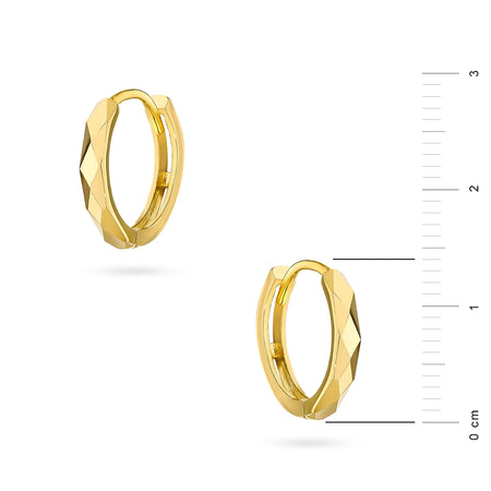 14k Gold (585) Creole Earrings | Classic Hoop Design | Elegant Gift
