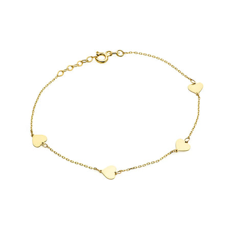 14k gold bracelet is packaged in an elegant black box and a gift bag,  Our jewellery comes with a tag showing the fineness.