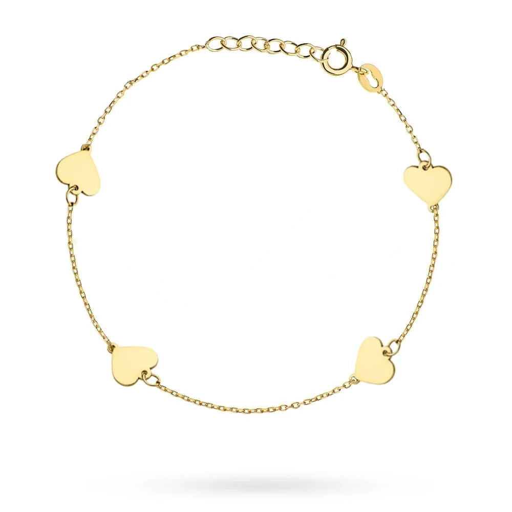 14k-585-gold-bracelet-hearts-B0026-14Y-00000-R00-gremari-for-a-gift