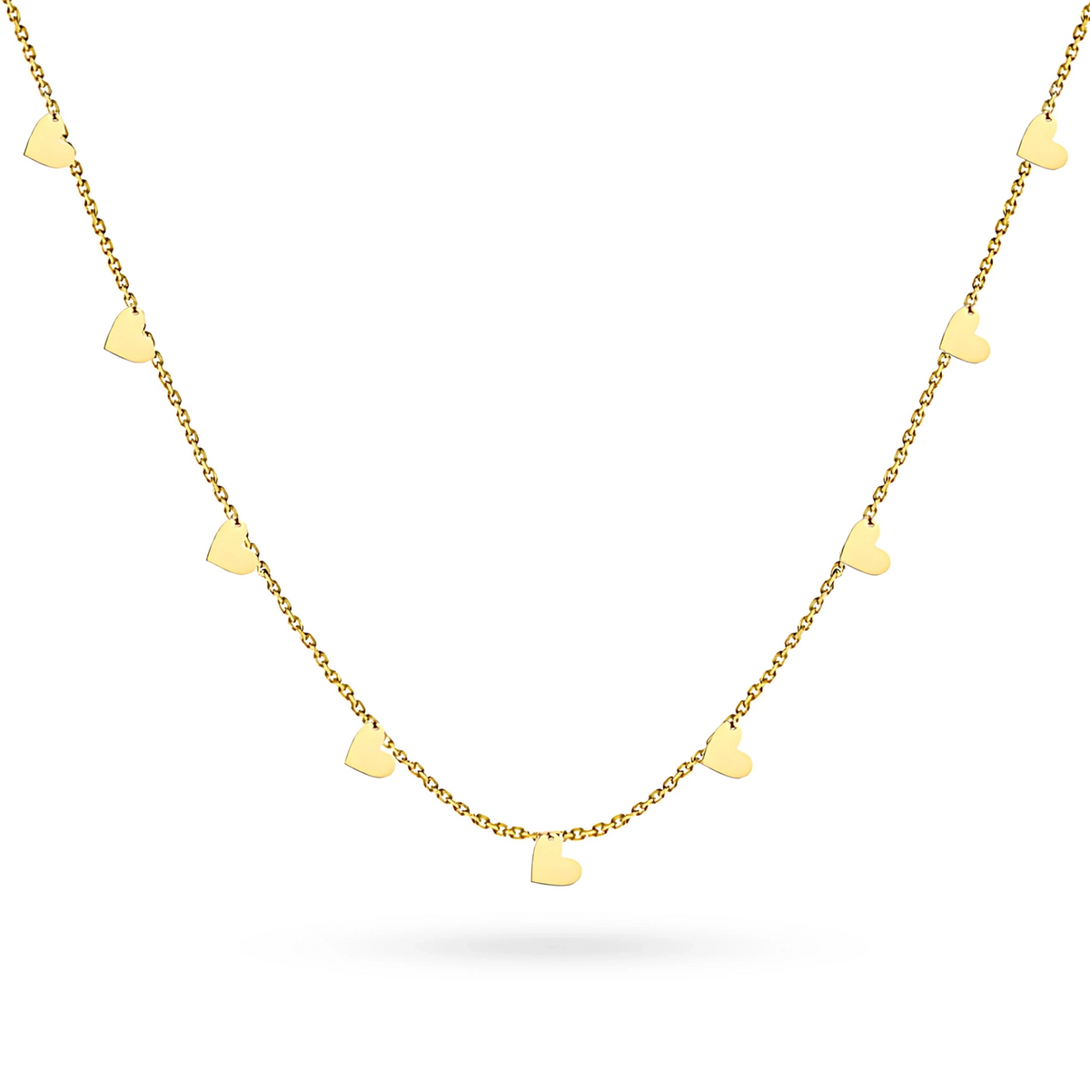 14-carat gold necklace is an exclusive accessory. Gremari necklace is packaged in an elegant box, which is perfect for a gift. 