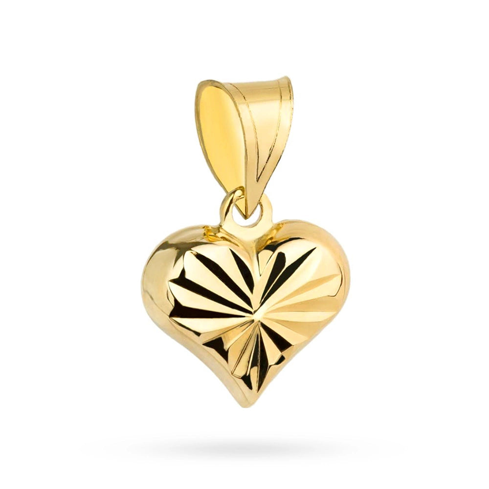 14K gold pendant is packaged in an elegant black box and a gift bag.  Our jewellery comes with a tag showing the fineness.