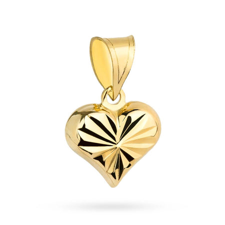 14K gold pendant is packaged in an elegant black box and a gift bag.  Our jewellery comes with a tag showing the fineness.