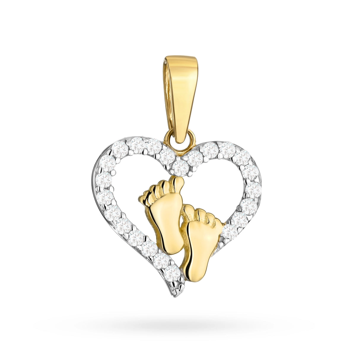 Anhänger aus 14-karätigem Gold ist ein exklusives Schmuckstück. Der Gremari-Anhänger wird in einer eleganten Schachtel verpackt, die sich hervorragend als Geschenk eignet.