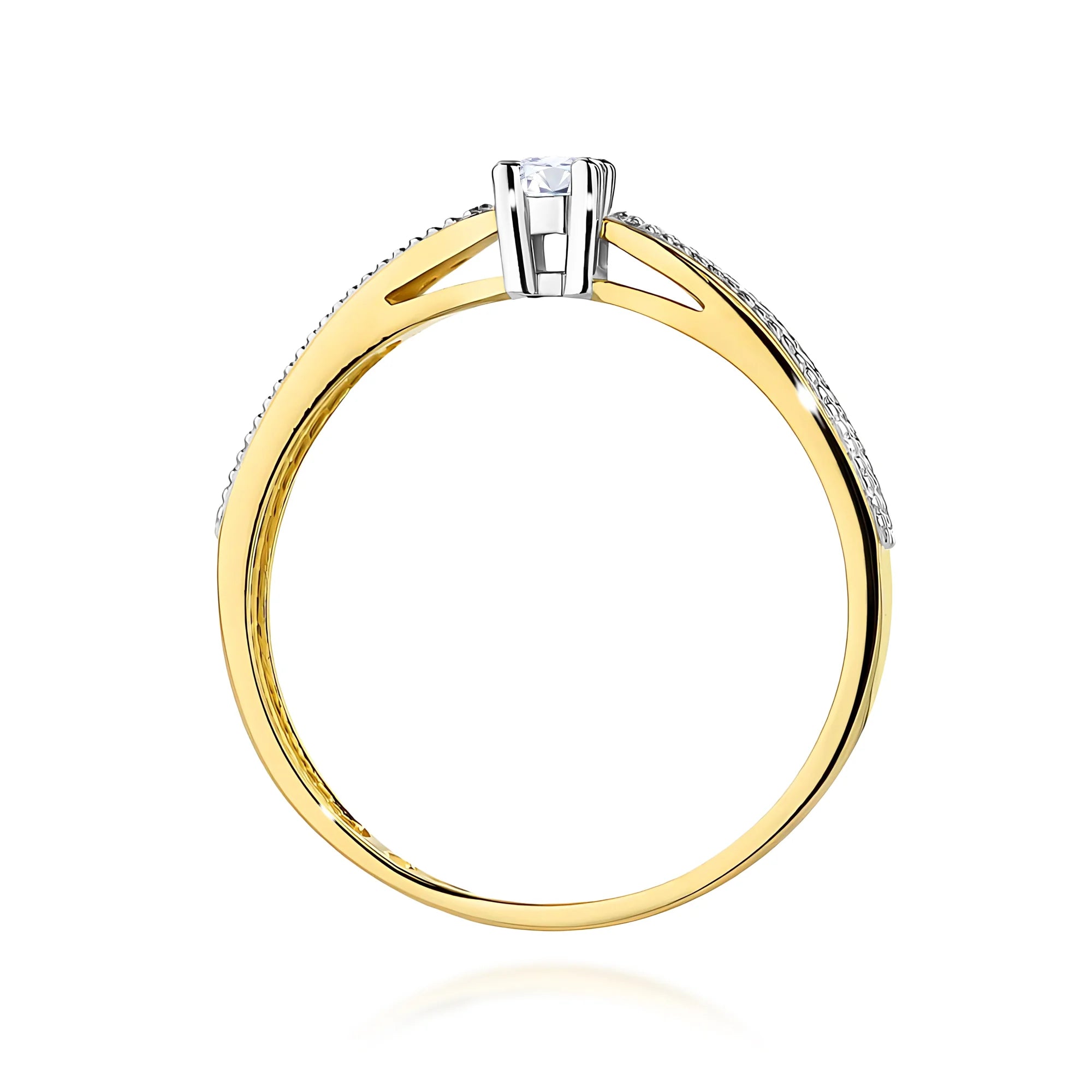 14k (585) Gold Rings | 0.15ct Tansanit and 0.09ct Diamonds | GREMARI Jewelry
