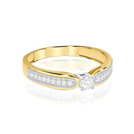 14k (585) Gold Rings | 0.15ct Tansanit and 0.09ct Diamonds | GREMARI Jewelry
