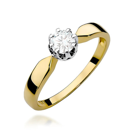 14k (585) Gold Ring | 0.40ct Diamond | GREMARI Jewelry
