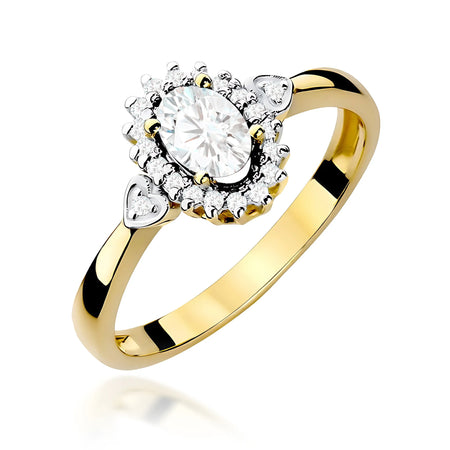 14K (585) Gold Ring | 0.40ct and 0.10ct Lab-diamonds| GREMARI Jewelry
