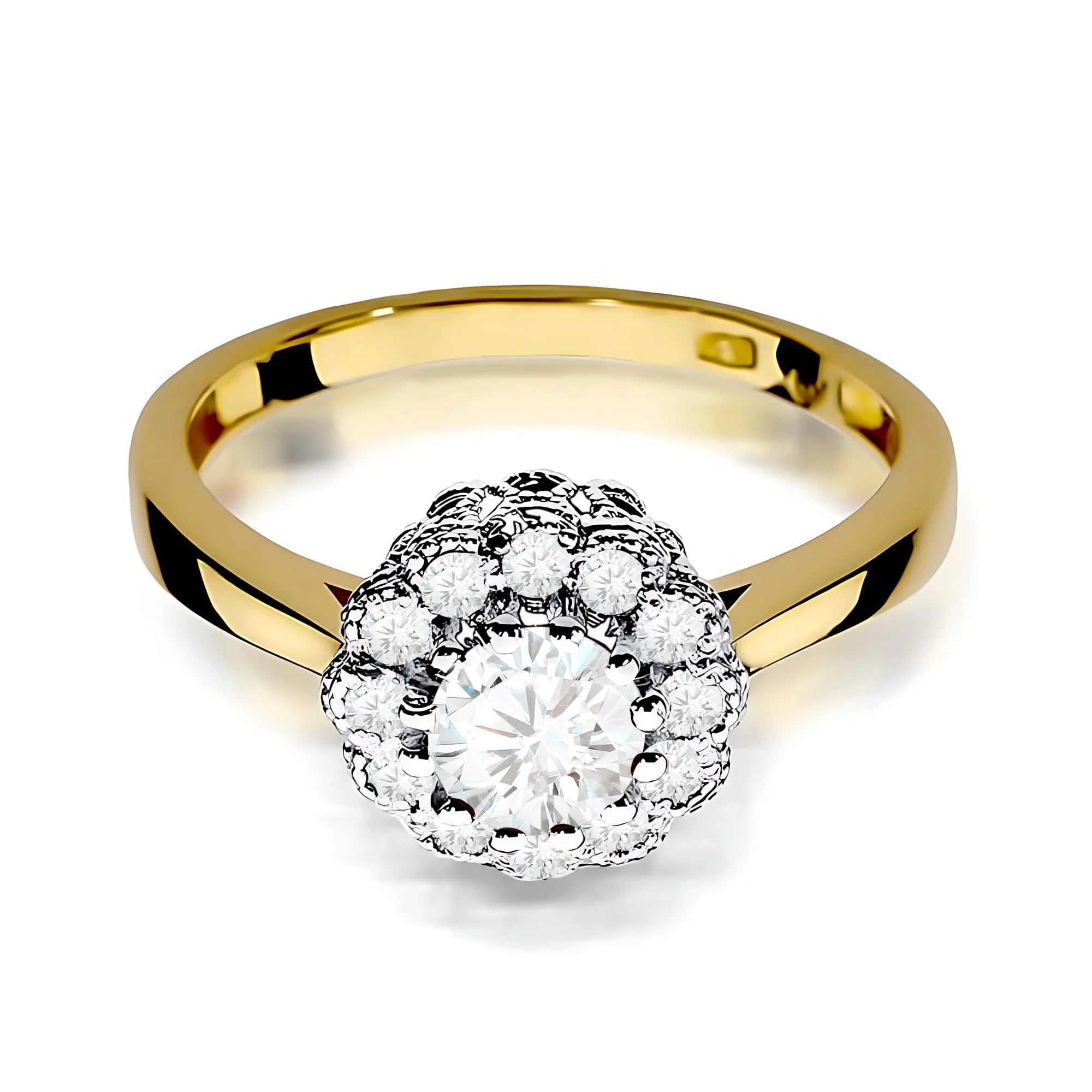 14k (585) Gold Ring | 0.50ct and 0.174ct Lab-diamonds | GREMARI Jewelry

