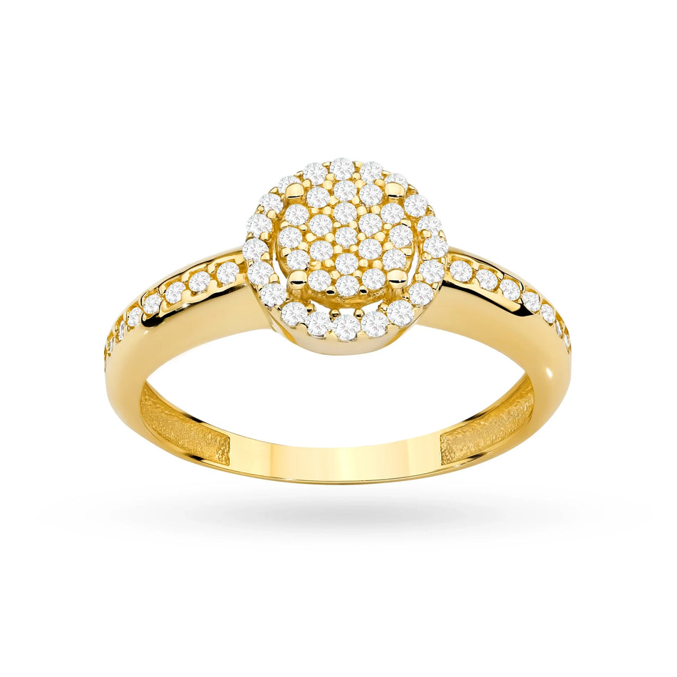 14k Gold (585) Ring | Zirconia Set | GREMARI Jewelry
