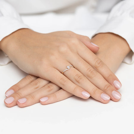 14k Gold (585) Ring | Zirkonia-Set | GREMARI Schmuck