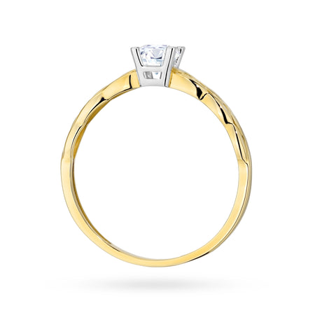 14k Gold (585) Ring | Mit Zirkonia besetztes Band | GREMARI Schmuck