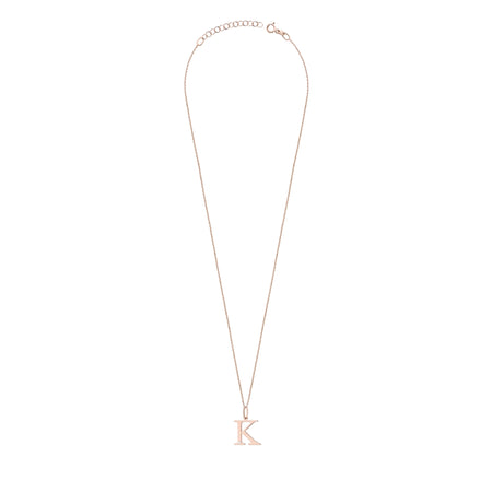 Halskette aus 14-karätigem Roségold mit 0,005 ct Diamant. Ausgezeichnetes Geschenk. Die Echtheit des Diamanten wird durch ein Zertifikat bestätigt.