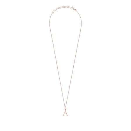 Halskette aus 14-karätigem Roségold mit 0,005 ct Diamant. Ausgezeichnetes Geschenk. Die Echtheit des Diamanten wird durch ein Zertifikat bestätigt.