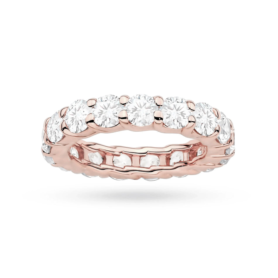 Ring aus 14-karätigem (585) Roségold mit 0,20 ct Diamanten. Perfekt als Geschenk.