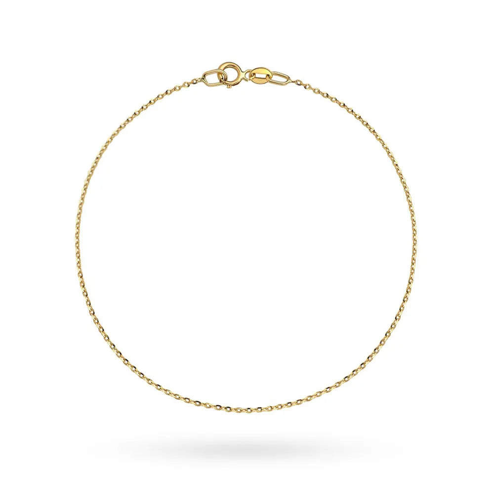 goldenes zartes klassisches Armband mit Geflecht b-gw-252-585