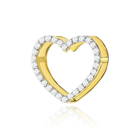 Anhänger aus 14 Karat Gold mit Diamanten Gremari Schmuck wird in einer eleganten schwarzen Schachtel, Papier und einer Geschenktüte verpackt.