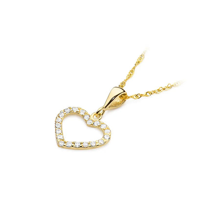 14K Gold Pendant with set of 20 diamonds weighing 0.29ct in total. Packed in black box, paper and a gift bag.