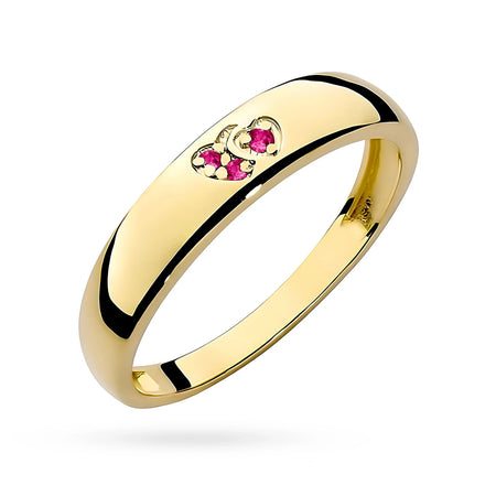 8K (333/1000) gold decorated with zirconiaIt also makes a wonderful and elegant gift for anniversaries or birthday.