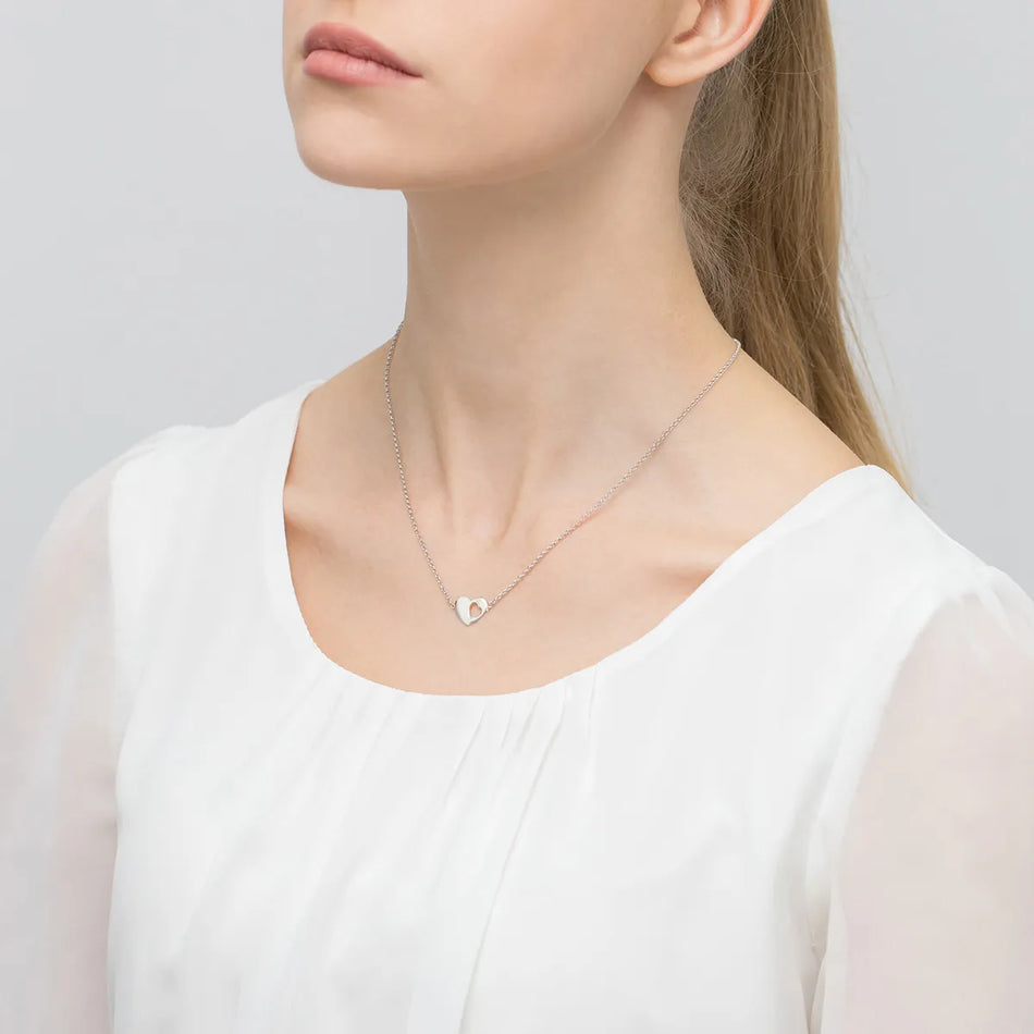Halskette aus 925er Silber | Herz-Design | Elegantes Schmuckgeschenk
