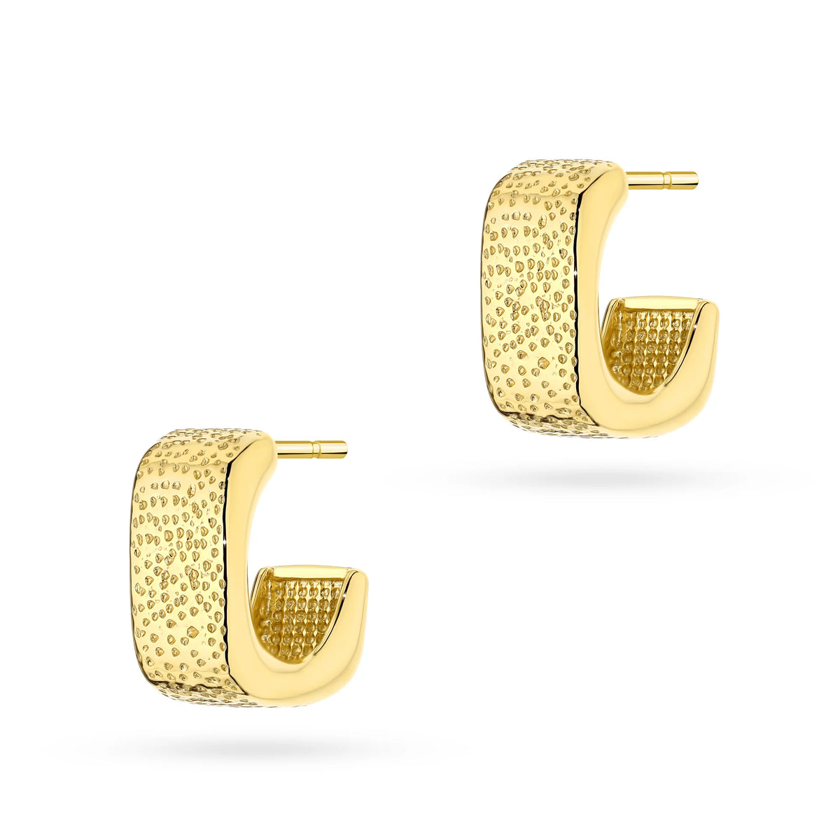 Ohrringe aus vergoldetem Silber (925) | Geometrisches Design | GREMARI Schmuck