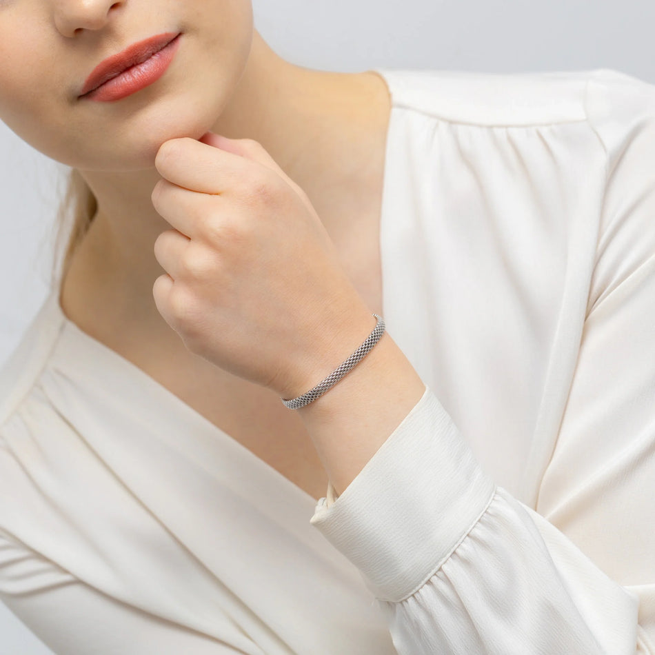 Armband aus Sterlingsilber (925) | Breite Calza | GREMARI Schmuck