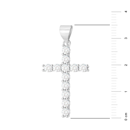 Anhänger aus Sterlingsilber (925) | Kreuz & Zirkonia | GREMARI Schmuck