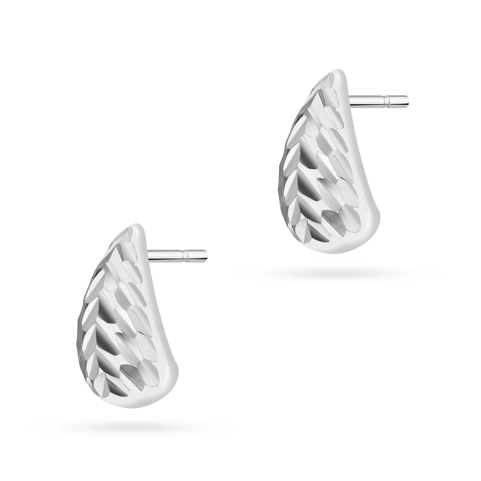 (925) Silver Stud Earrings | Teardrop | GREMARI Jewelry

