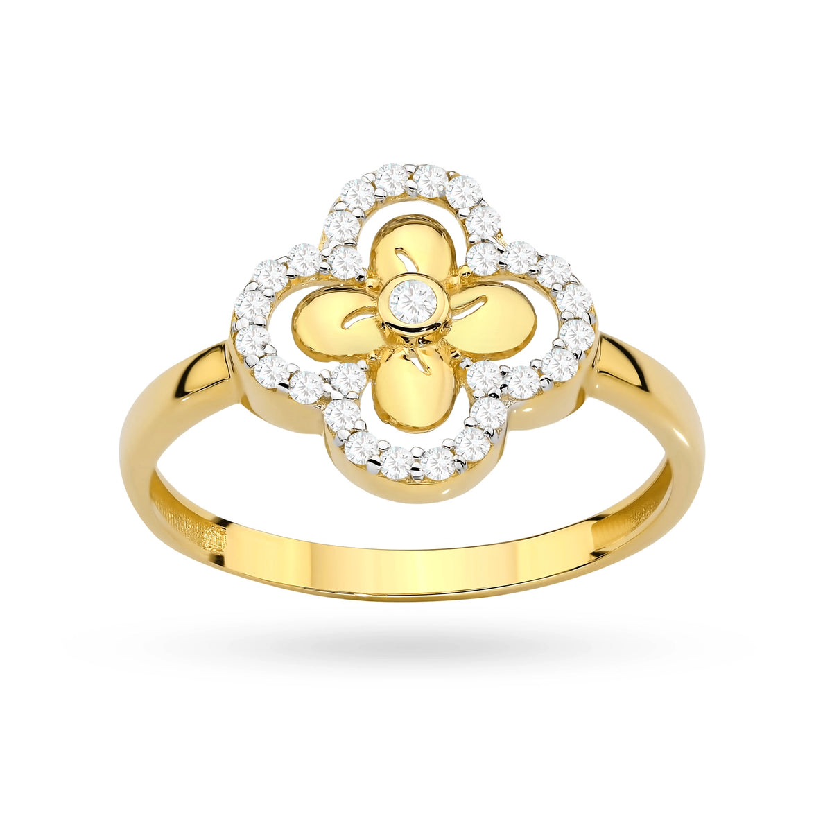 goldring-mit-zirkonia-blume-gluecksklee-ap068-585-b