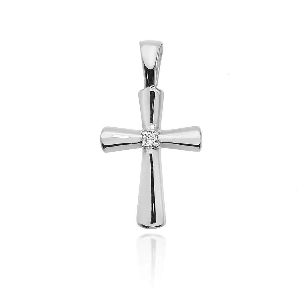 goldenes Kreuzanhänger mit Diamanten d0003-diw-01