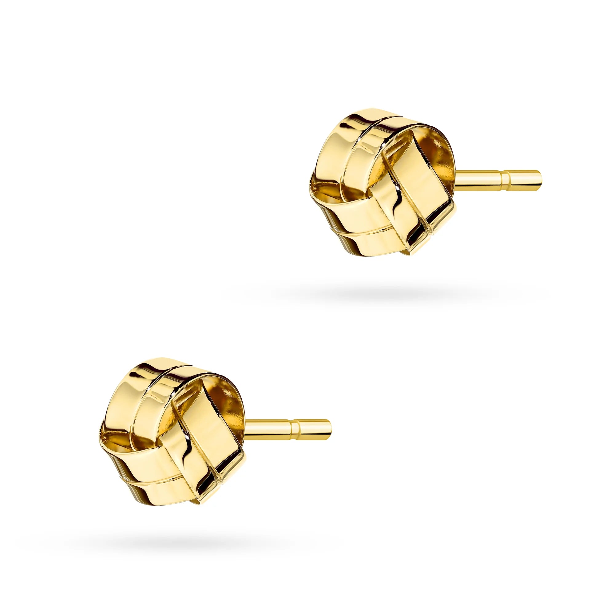 Yellow Gold Classic Knot Stud Earrings | 585 (14k) Yellow Gold Stud Earrings