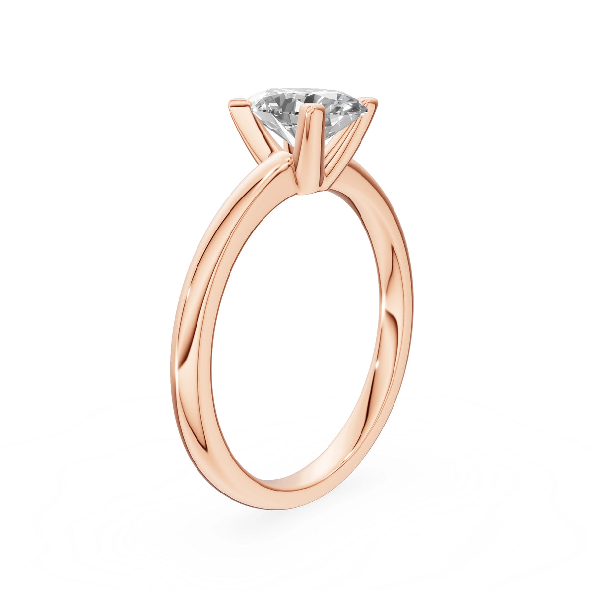 Gremari Seven Grace Verlobungsring aus Roségold mit 1,00 ct Naturdiamant – Oval