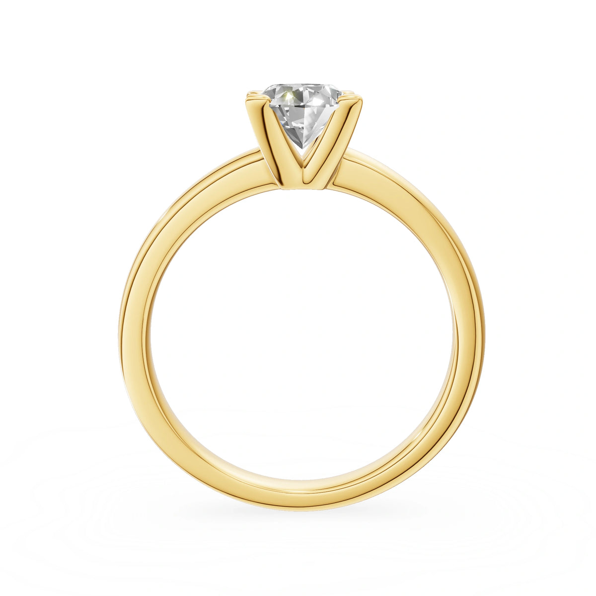 Gremari Seven Grace Verlobungsring aus Gelbgold mit 1,00 ct Labordiamant – Oval