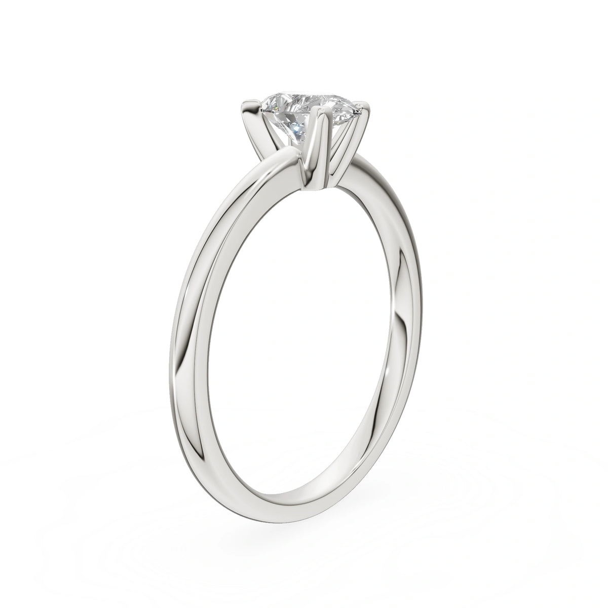 Gremari Seven Grace Verlobungsring aus Weißgold mit 0,50 ct Labordiamant – Pear