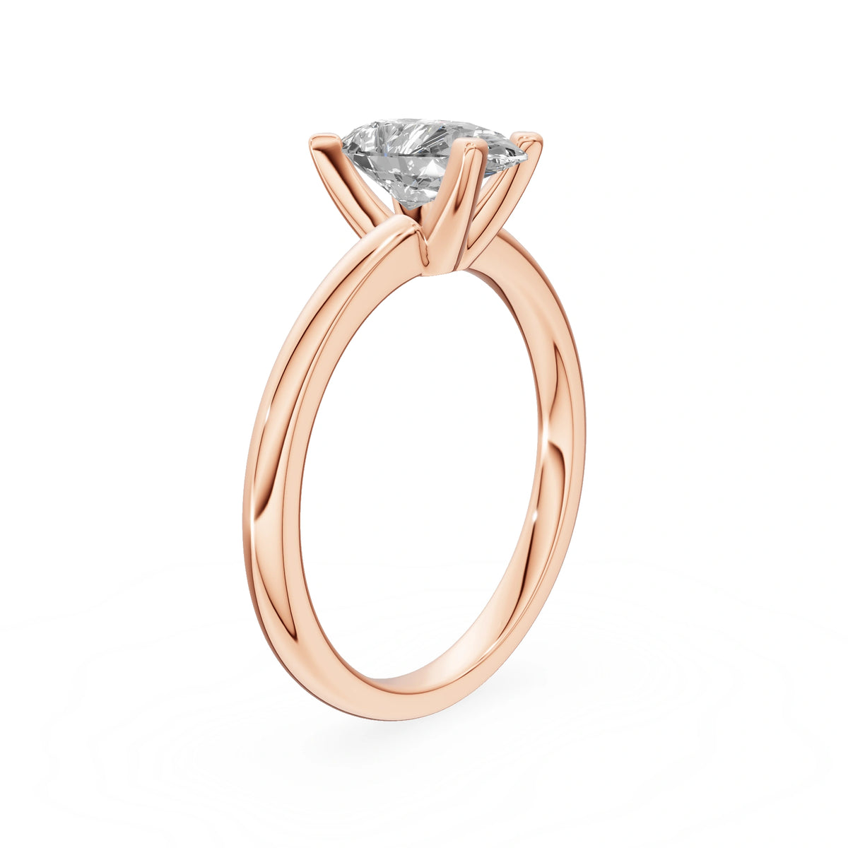 Gremari Seven Grace Verlobungsring aus Roségold mit 1,00 ct Labordiamant – Pear