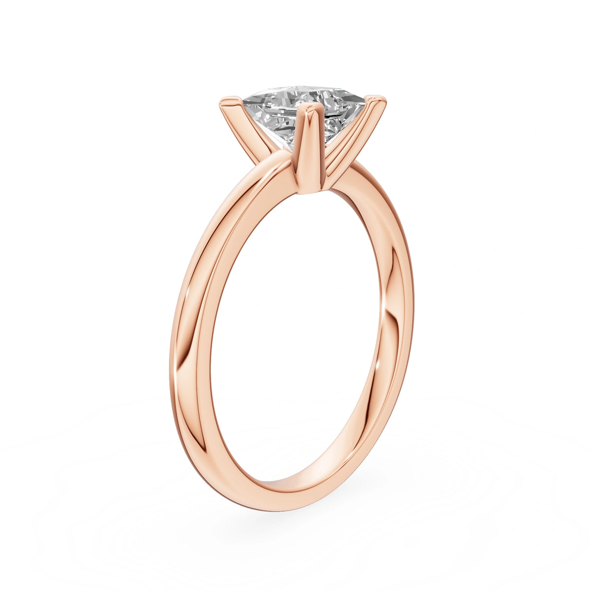 Gremari Seven Grace Verlobungsring aus Roségold mit 1,00 ct Labordiamant – Princess