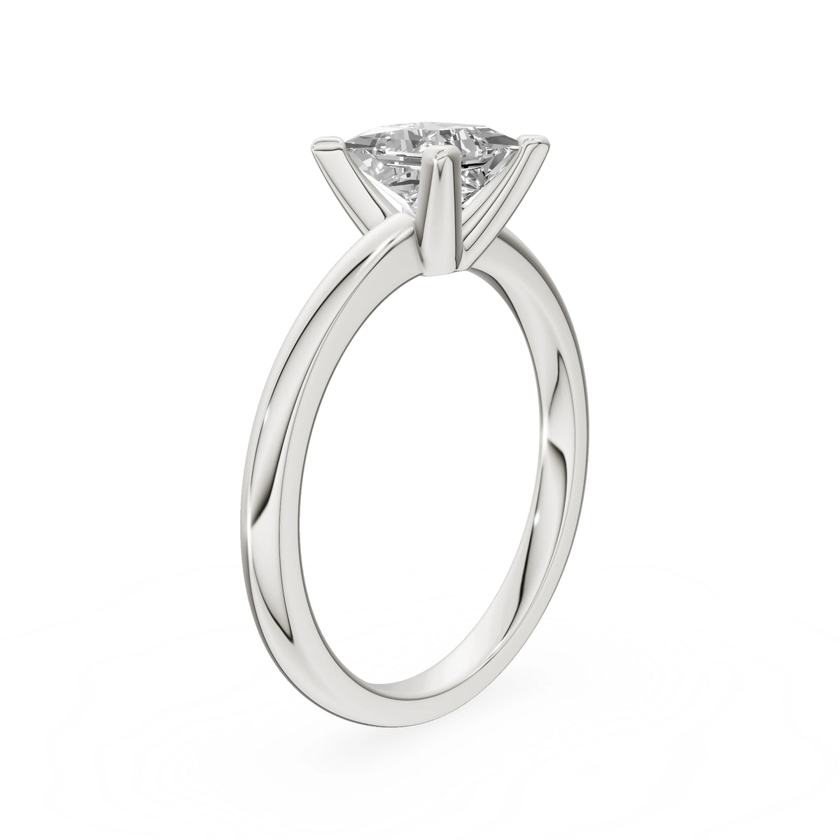 Gremari Seven Grace Verlobungsring aus Weißgold mit 1,00 ct Labordiamant – Princess