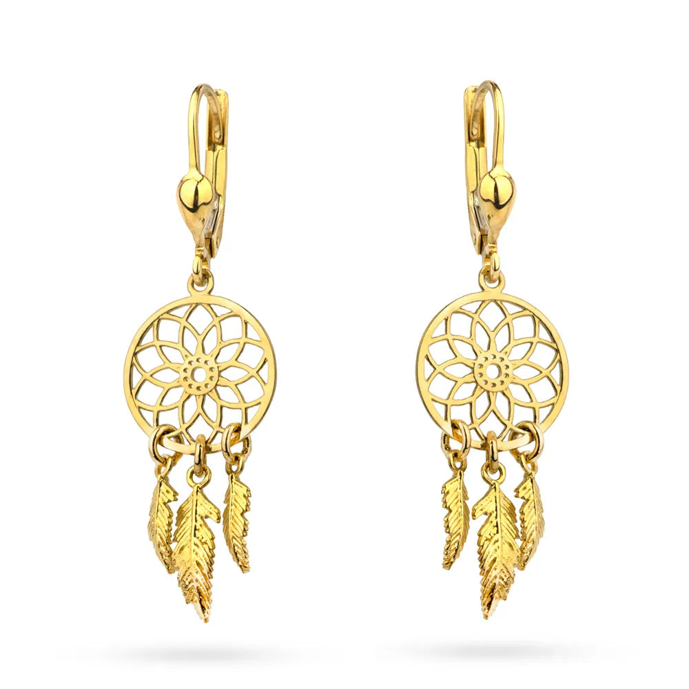 gold-earrings-with-english-clasp-dream-catchers-k-gw-049-585