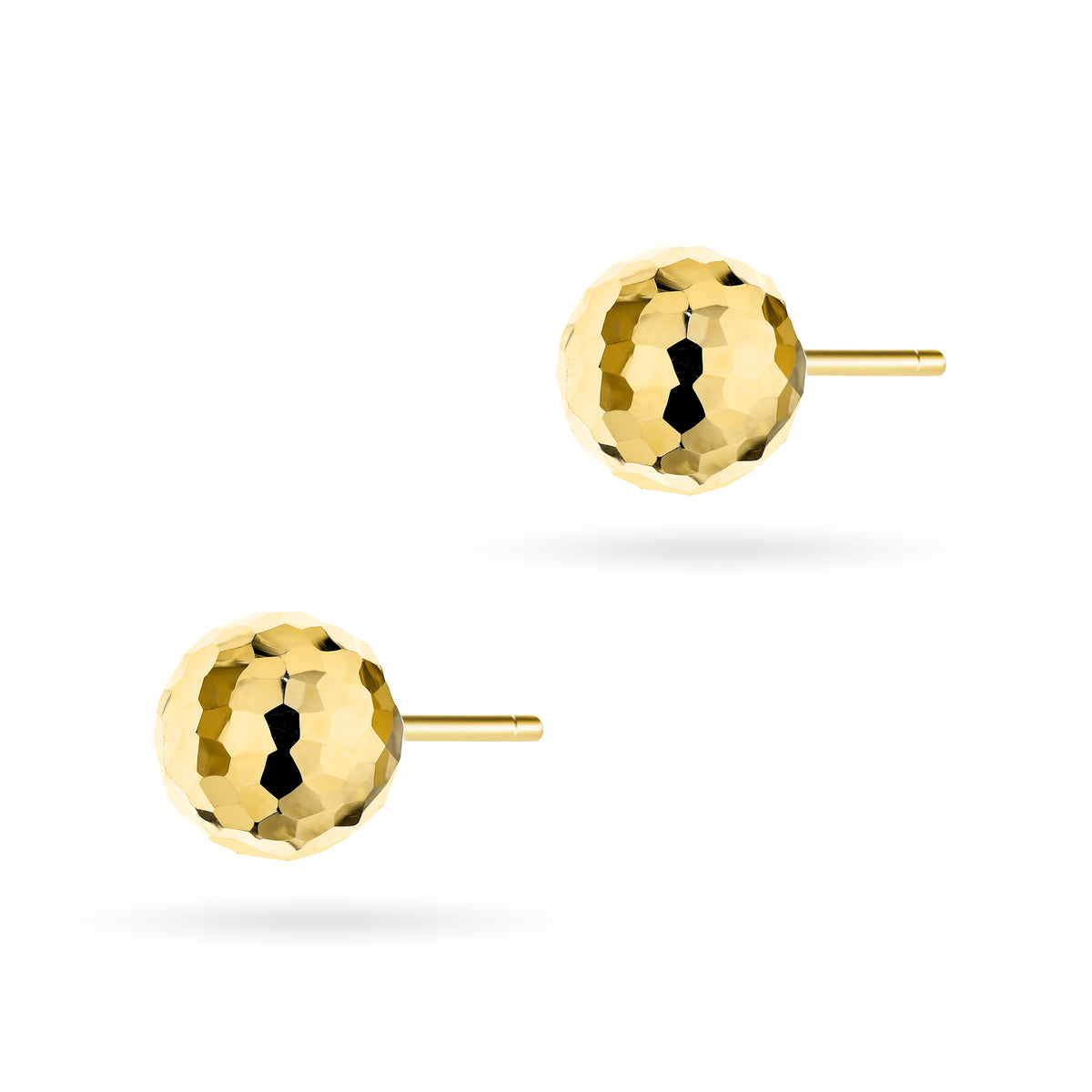 goldene Ohrstecker mit Perlen k-gw-1033-585