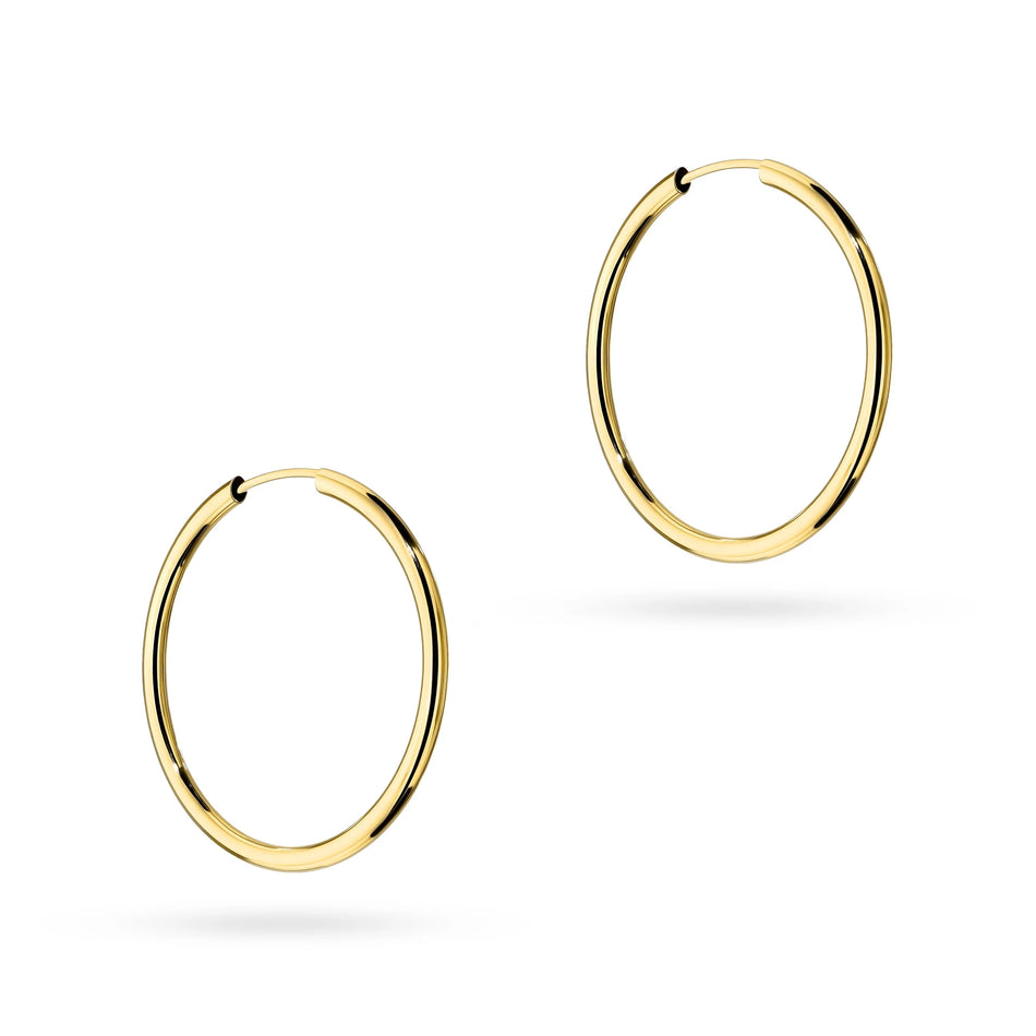 Classic Gold Hoop Earrings Creole