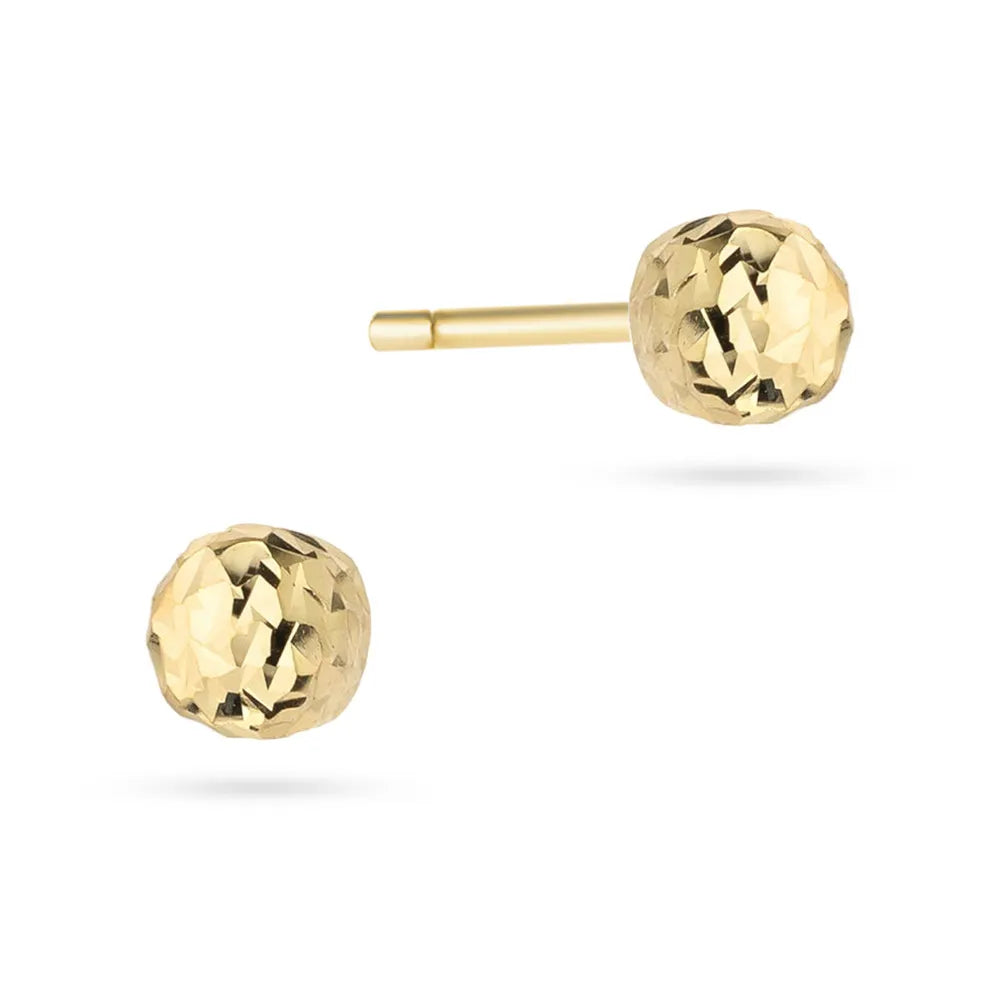 goldene Ohrstecker mit Perlen k gw 242 585