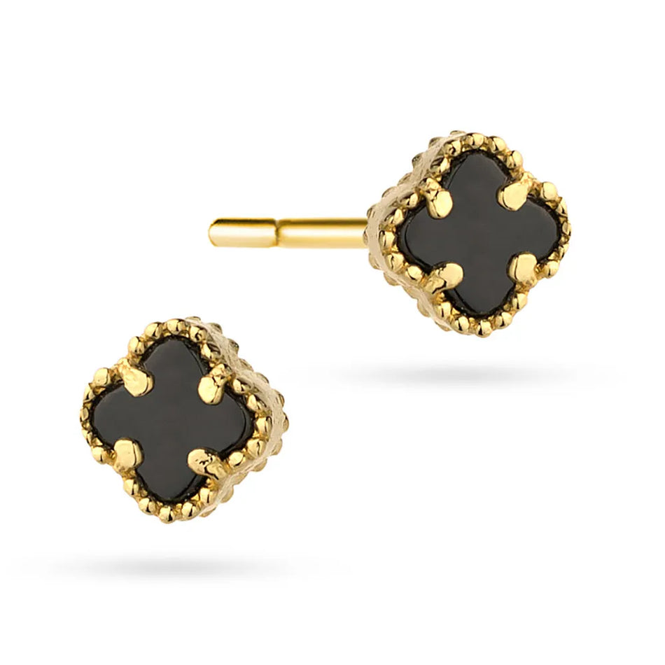 gold-stud-earrings-black-clovers-k-gw-312-585