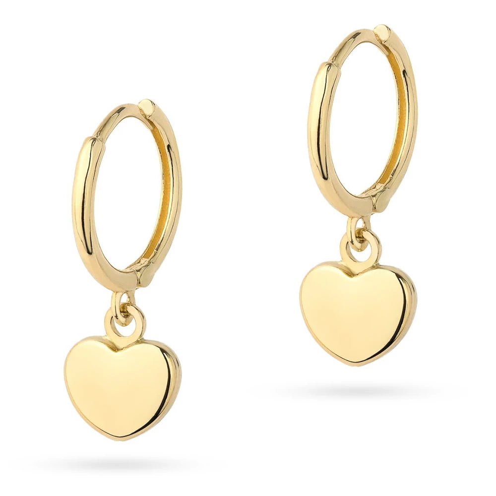 goldene Creolen-Ohrringe-Herz-k-gw-550-585