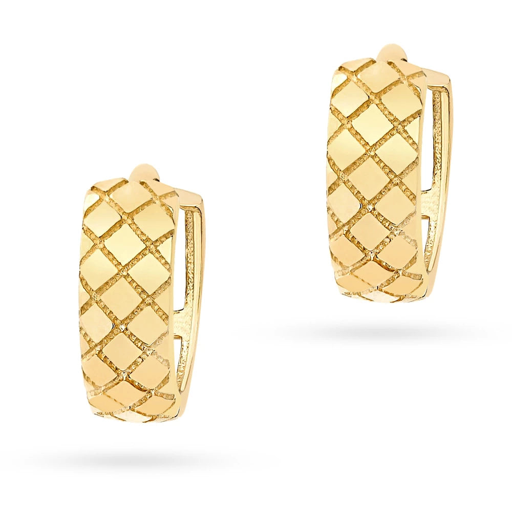 goldene Kreolen-Ohrringe k-gw-555-585