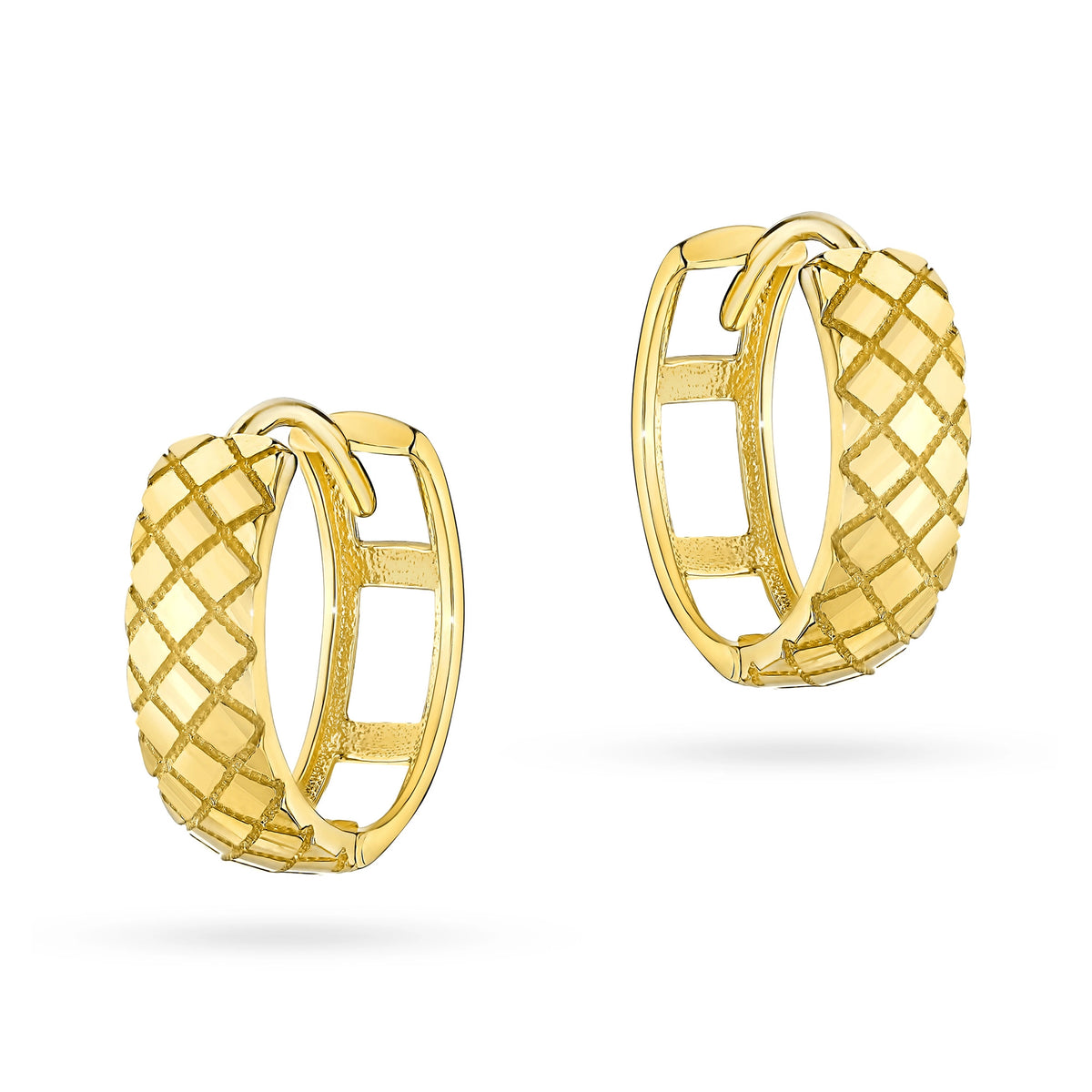 goldene Kreolen-Ohrringe k-gw-555-585