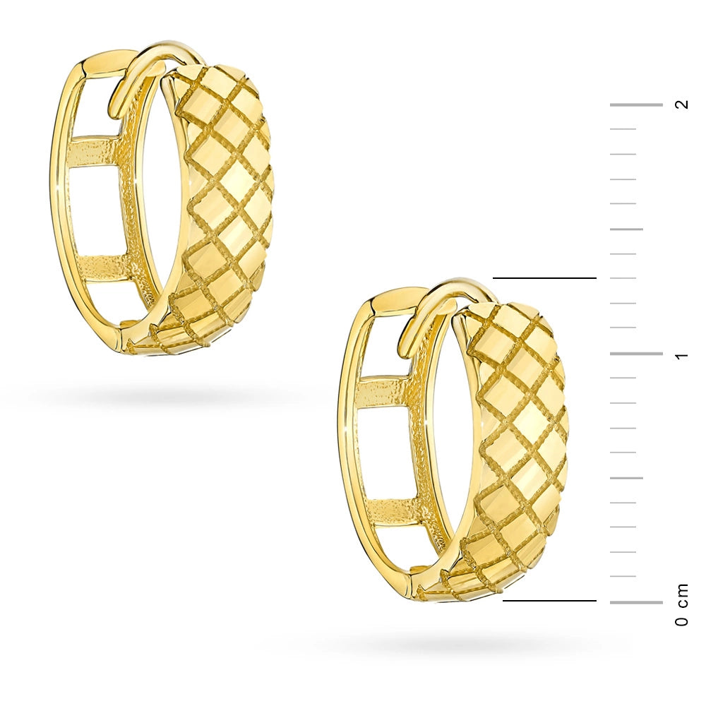 goldene Kreolen-Ohrringe k-gw-555-585