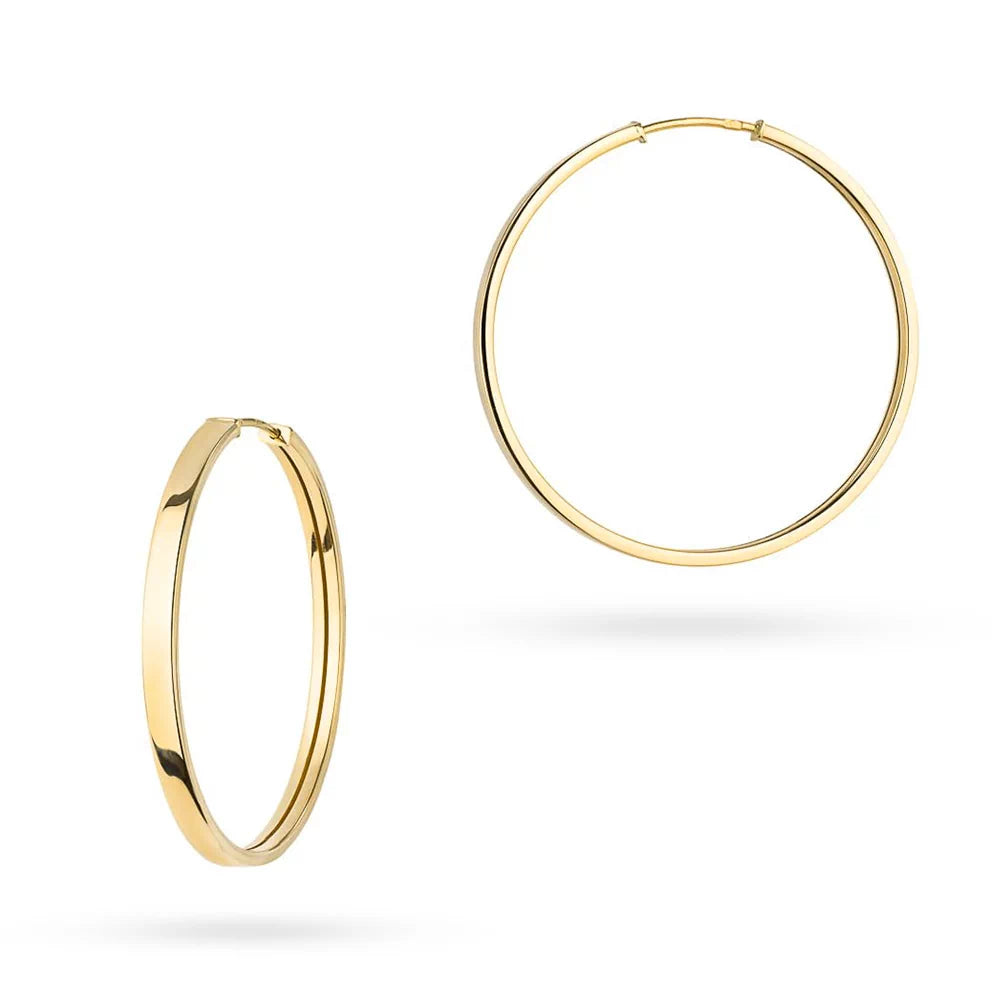 goldene Kreolen-Ohrringe-k-gw-577-14k-585