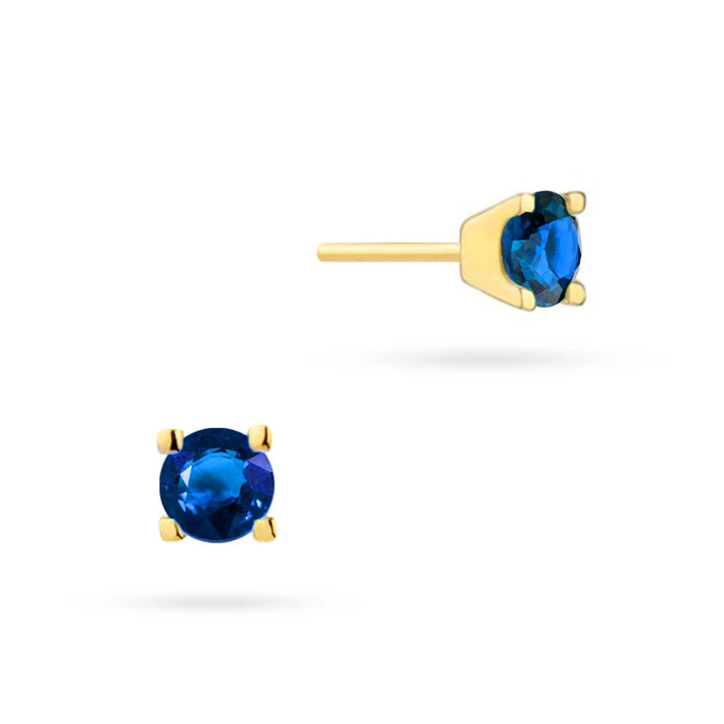 goldene Ohrstecker mit Zirkonia k gw 632 585 g