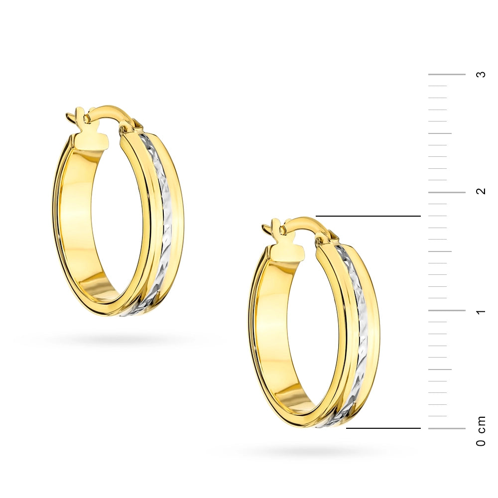 zweifarbige Gold-Creolen-Ohrringe-k-gw-711-585